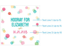 Thumbnail for Personalized 8 oz. Glass Mason Jar - Party Time (Set of 12)
