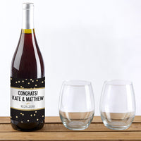 Personalized Wine Bottle Labels - Party Time Main Image, Kate Aspen | Wine Bottle Labels
