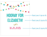Personalized Wine Bottle Labels - Party Time Alternate Image 3, Kate Aspen | Wine Bottle Labels