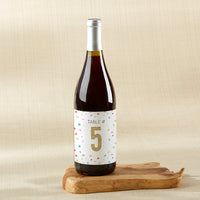 Thumbnail for Wine Label Table Numbers - Party Time (1-20)
