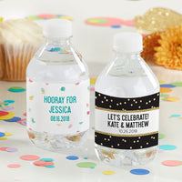 Personalized Water Bottle Labels - Party Time Main Image, Kate Aspen | Water Bottle Labels