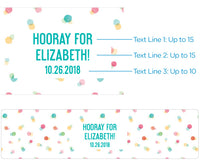 Thumbnail for Personalized Water Bottle Labels - Party Time Alternate Image 2, Kate Aspen | Water Bottle Labels