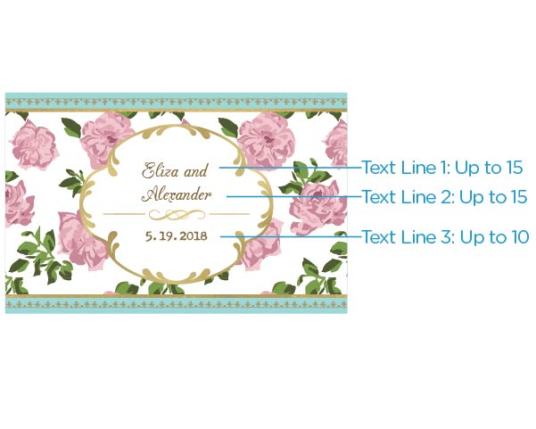 Personalized Mini Wine Bottle Labels - Tea Time Alternate Image 2, Kate Aspen | Wine Bottle Labels