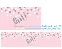 Thumbnail for Personalized Water Bottle Labels - It's a Girl! Alternate Image 2, Kate Aspen | Water Bottle Labels