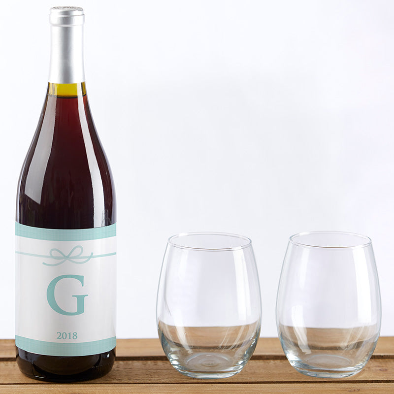 Personalized Wine Bottle Labels - Something Blue Main Image, Kate Aspen | Wine Bottle Labels