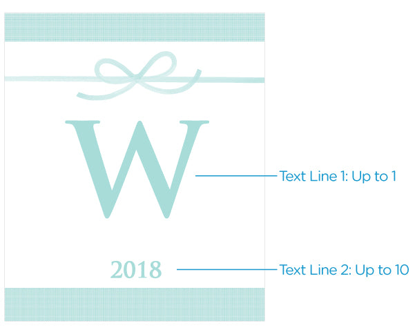 Personalized Wine Bottle Labels - Something Blue Alternate Image 2, Kate Aspen | Wine Bottle Labels