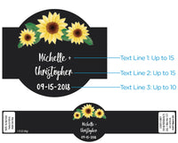 Thumbnail for Personalized Clover Honey - Sunflower (Set of 12)