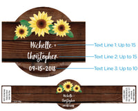 Thumbnail for Personalized Clover Honey - Sunflower (Set of 12)