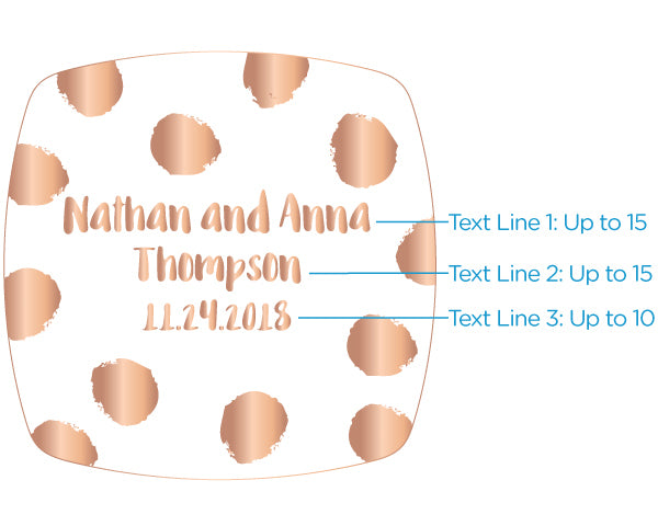 Personalized Gold Compact - Copper Foil