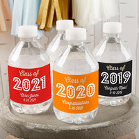 Personalized Water Bottle Labels - Class of 2022 Main Image, Kate Aspen | Water Bottle Labels