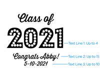 Thumbnail for Personalized 16 oz. Can Glass - Class of 2020
