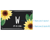 Thumbnail for Personalized Black Matchboxes - Sunflower (Set of 50)