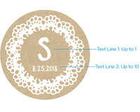 Thumbnail for Personalized Gold Round Candy Tin - Rustic Charm Baby Shower (Set of 12)