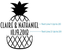Thumbnail for Personalized 16 oz. Can Glass - Tropical Chic