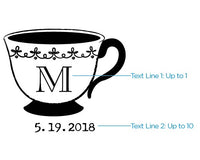 Thumbnail for Personalized 5.75 oz. Champagne Flute - Tea Time