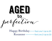 Thumbnail for Personalized Printed Acrylic Tumbler - Adult Birthday