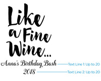 Thumbnail for Personalized Printed Acrylic Tumbler - Adult Birthday
