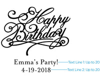 Thumbnail for Personalized Printed Acrylic Tumbler - Happy Birthday