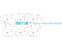 Thumbnail for Acrylic Tumbler with Personalized Insert - Party Time