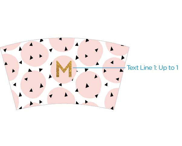Acrylic Tumbler with Personalized Insert - Monogram