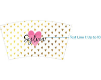 Thumbnail for Acrylic Tumbler with Personalized Insert - Bridesmaid