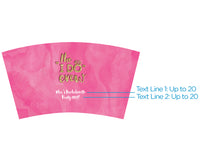 Thumbnail for Acrylic Tumbler with Personalized Insert - Bachelorette