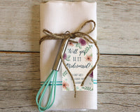 Thumbnail for Personalized Statement Tags - Bridal Floral (Set of 12)