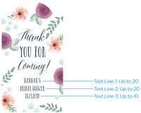 Thumbnail for Personalized Statement Tags - Bridal Floral (Set of 12)