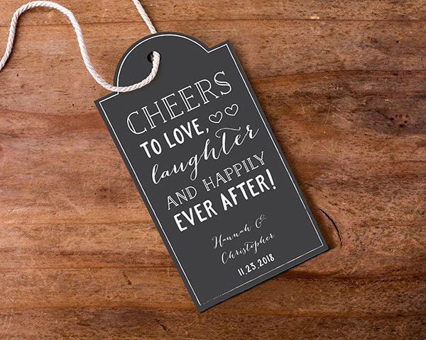 Personalized Statement Tags - Chalk (Set of 12)