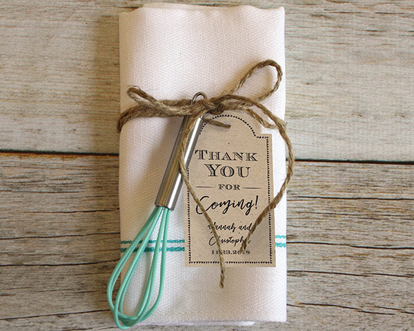 Personalized Statement Tags - Rustic (Set of 12)