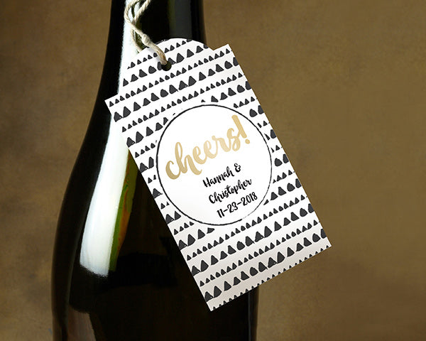 Personalized Statement Tags - Modern Classic (Set of 12)