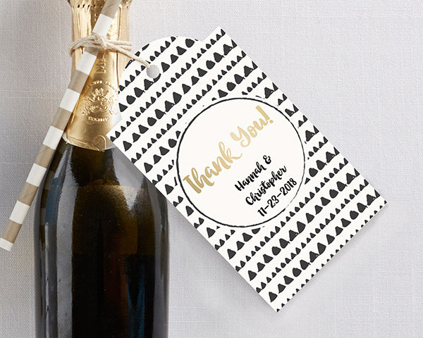 Personalized Statement Tags - Modern Classic (Set of 12)