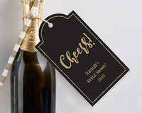 Thumbnail for Personalized Statement Tags - Gold Glitter (Set of 12)
