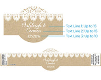 Thumbnail for Personalized Strawberry Jam - Rustic Charm Wedding (Set of 12)