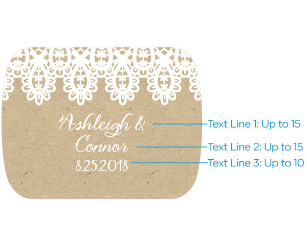 Personalized Silver Bottle Opener - Rustic Charm Wedding