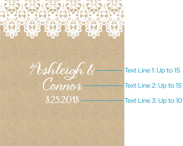 Personalized Wine Bottle Labels - Rustic Charm Wedding Alternate Image 5, Kate Aspen | Wine Bottle Labels