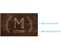 Thumbnail for Personalized Black Matchboxes - Rustic Charm Wedding (Set of 50)