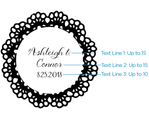 Personalized Printed Acrylic Tumbler - Rustic Charm Wedding