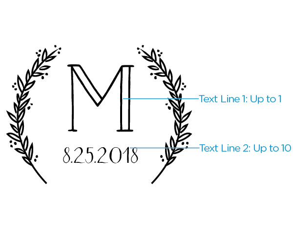 Personalized Printed 8 oz. Glass Mason Jar - Rustic Charm Wedding (Set of 12)