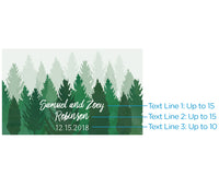 Thumbnail for Personalized Black Matchboxes - Winter (Set of 50)