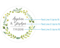 Thumbnail for Personalized Gold Round Candy Tin - Botanical Garden (Set of 12)