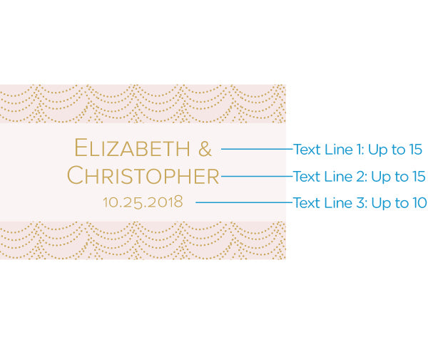 Personalized Mini Wine Bottle Labels - Modern Romance Alternate Image 3, Kate Aspen | Wine Bottle Labels