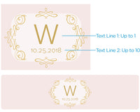Personalized Water Bottle Labels - Modern Romance Alternate Image 2, Kate Aspen | Water Bottle Labels