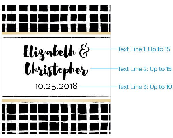 Personalized Wine Bottle Labels - Modern Classic Alternate Image 2, Kate Aspen | Wine Bottle Labels