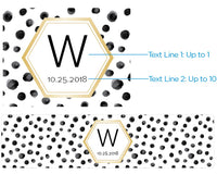 Personalized Water Bottle Labels - Modern Classic Alternate Image 2, Kate Aspen | Water Bottle Labels