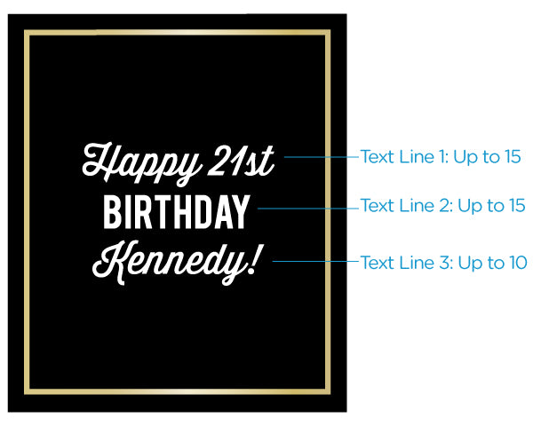Personalized Wine Bottle Labels - Boozy Birthday Alternate Image 3, Kate Aspen | Wine Bottle Labels