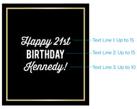 Personalized Wine Bottle Labels - Boozy Birthday Alternate Image 3, Kate Aspen | Wine Bottle Labels