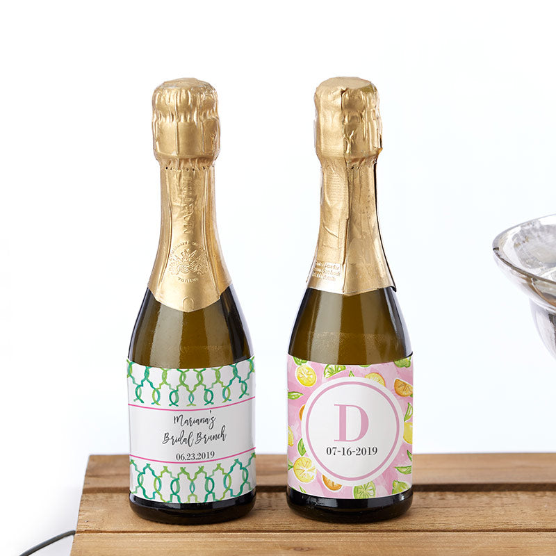 Personalized Mini Wine Bottle Labels - Cheery & Chic Main Image, Kate Aspen | Wine Bottle Labels