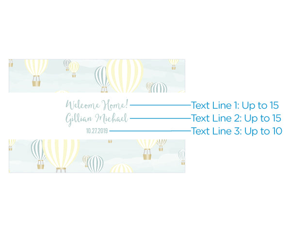 Personalized Mini Wine Bottle Labels - Gender Neutral Baby Shower Alternate Image 2, Kate Aspen | Wine Bottle Labels