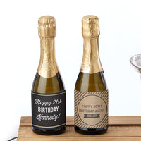 Thumbnail for Personalized Mini Wine Bottle Labels - Boozy Birthday Main Image, Kate Aspen | Wine Bottle Labels